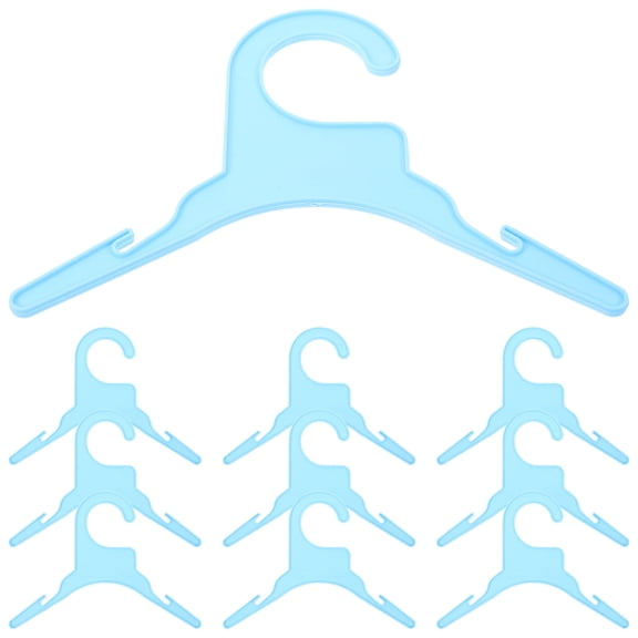 ETHZZLE 10pcs Dog Clothes Storage Rack Plastic Sky Blue Quick Drying Pet with Pets