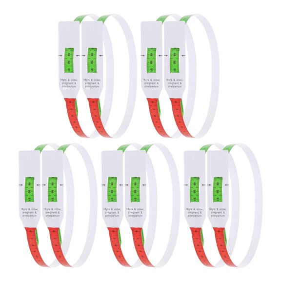 ETHZZLE 10pcs Head Circumference Tape Multi Colored PP Ergonomic Focused on Body Measurements