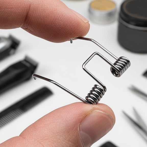 ETHZZLE 12Pcs Hair Clipper Spring Replacement Stainless Steel for Electric Trimmer Precision Tension Home Use