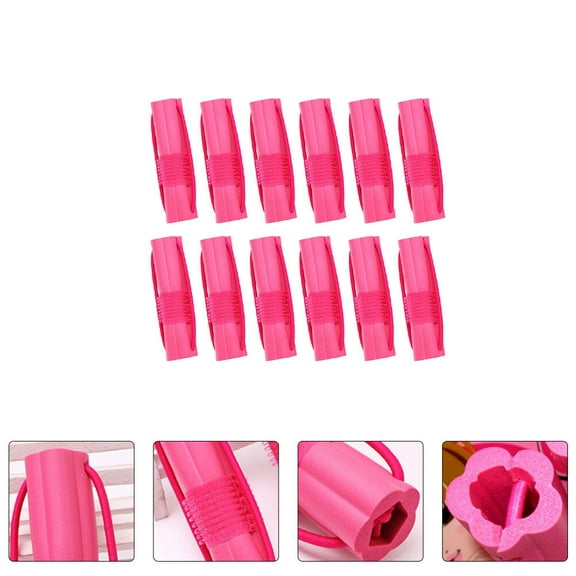ETHZZLE 12Pcs Hair Roller Set Self Grip Hair Curling Tools for Daily Makeup