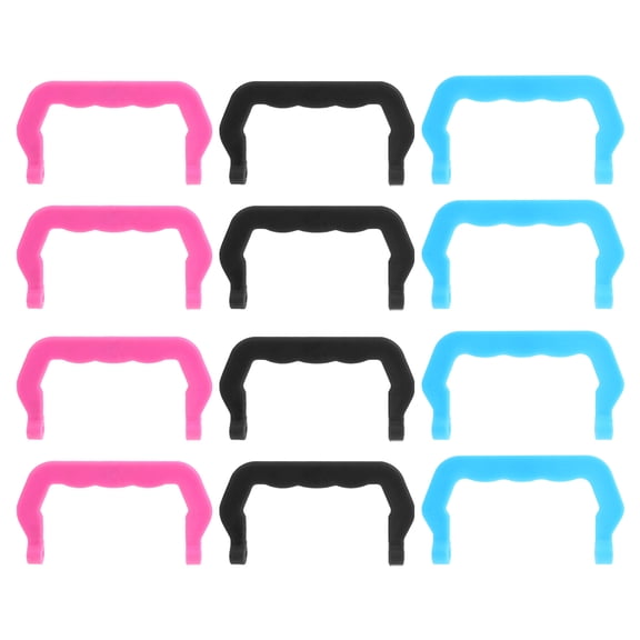 ETHZZLE Detachable Pet Crate Handles Multi-Color Compact Storage Robust Material 12Pcs