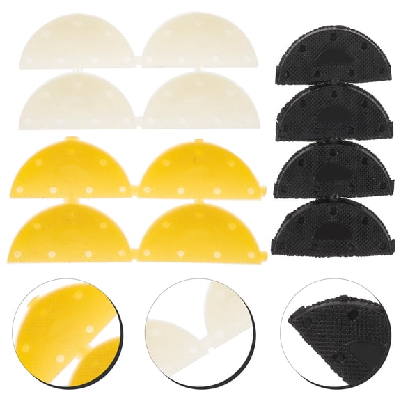 ETHZZLE 12Pcs Shoe Sole Protectors Anti Noise Sneaker Pads Wear Resistant Adhesive