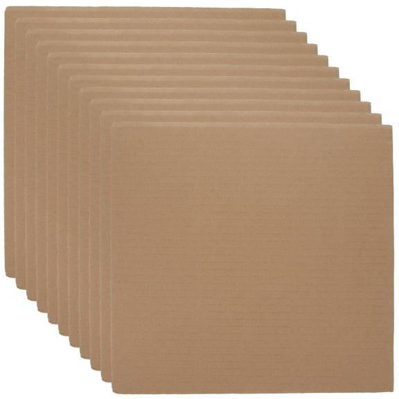 ETHZZLE 12Pcs Thick Brown Cardboard Sheets for Crafts and Protective Mailing Dividers