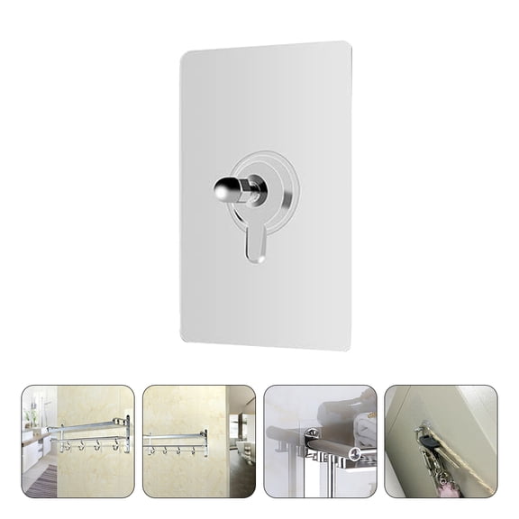 ETHZZLE Hooks for Hanging Pots and Pans Stainless Steel Transparent 12Pcs