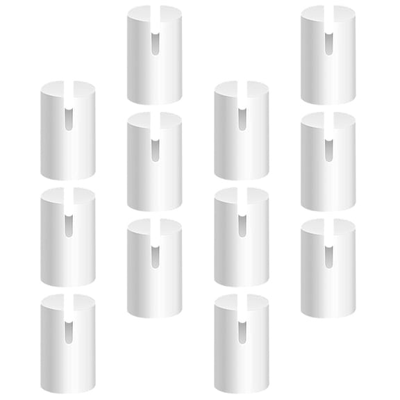 ETHZZLE 12Pcs White Bone Banjo Nut for Instrument Provides Resonant Tone and Easy Installation