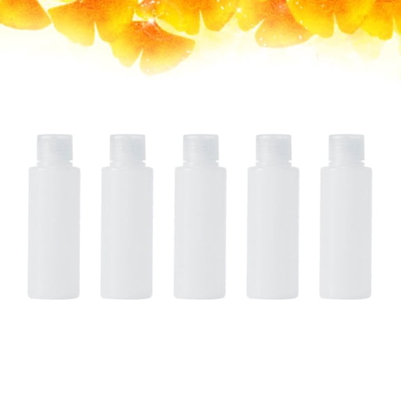 ETHZZLE 12Pcs Travel Cosmetic Bottles White Leak Proof Lotion Containers for Storage