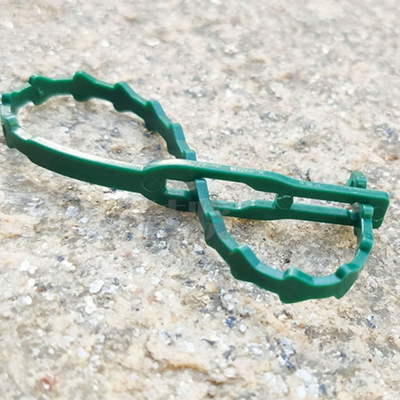 ETHZZLE 150Pcs Gardening Binding Tie Green Reusable Pe Material for Supporting Vines and Branches