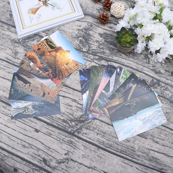 ETHZZLE 15Pcs China Postcard Assorted Color Premium Paper for Greeting Cards Invitations and Collectors