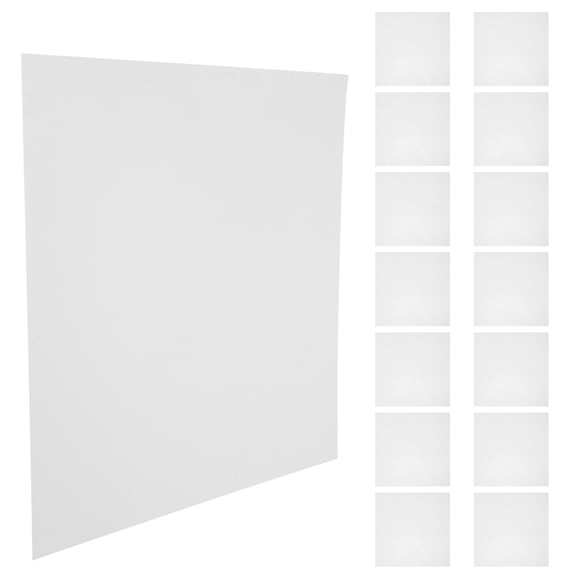 ETHZZLE 15Pcs Durable White Stencil Sheets Translucent Template Material for Craft Projects