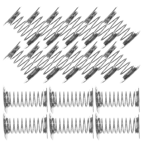 ETHZZLE 18Pcs Car Dashboard Base Metal Wobble and Shake Craft Enthusiasts Silver
