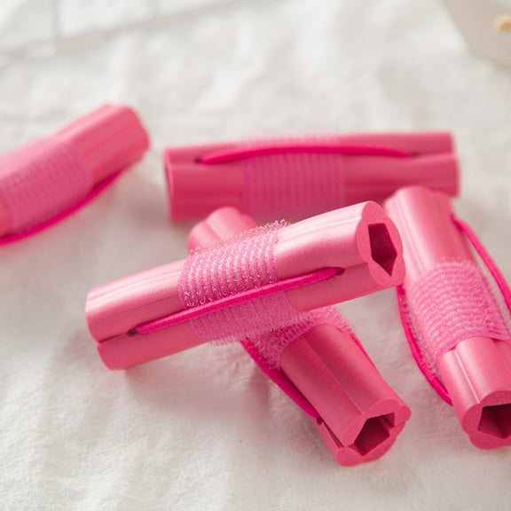 ETHZZLE 18-Piece Small Cylindrical Sponge Hair Rollers Set for Women, Soft Hair Curlers for Easy Styling