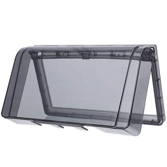 ETHZZLE 1Pack Outlet Splash Cover Dark Grey ABS Waterproof Socket Protector For Humid Environments