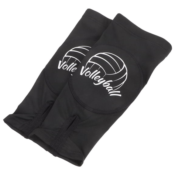 ETHZZLE Padded Elbow Sleeve Black Polyester Wrist Brace for Safe Training 1Pair