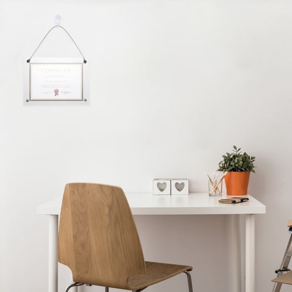 ETHZZLE 1Pc Acrylic Transparent Photo Frame for Display Wall Pendant Home Decor