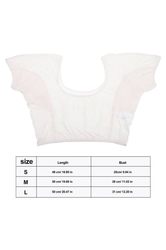 Armpit Sweat Pad Shield Vest Cotton Sweat Absorbent Women Summer Outdoor Activities 1Pack