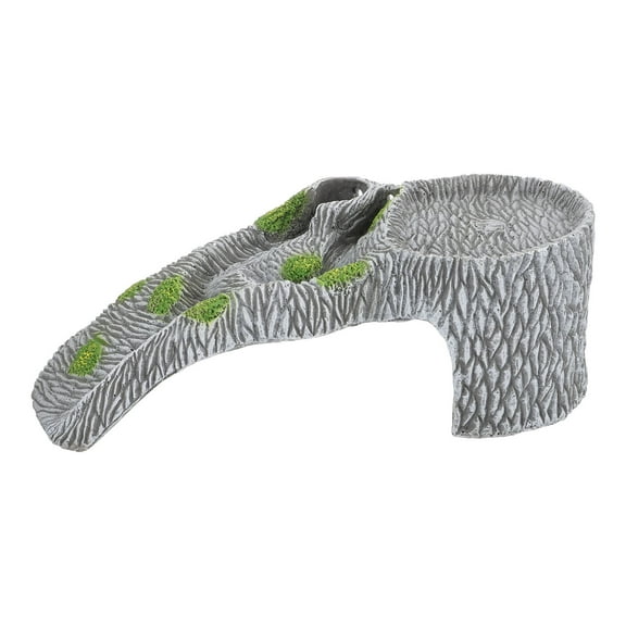 ETHZZLE Reptile Cave Hideout Habitat Turtle Basking Platform Resin Climbing Aquarium Use 1 Pc