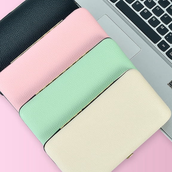 ETHZZLE 1Pc Black Metal Eyelash Extension Tweezers Storage Box Easy Open and Carry