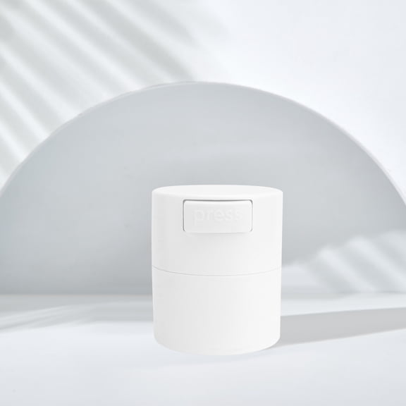 ETHZZLE 1Pc Eyelash Storage Container White Large Capacity Portable Press Seal for Glue Storage