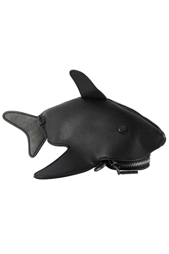 1Pc Stylish Black Animals Shoulder Bag for Woman with Adjustable Strap