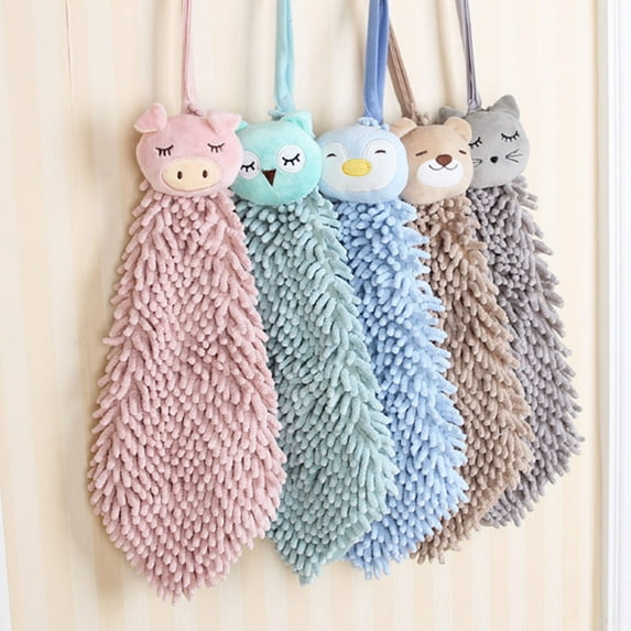 ETHZZLE 1Pc Thickened Hanging in Grey Super Strong Absorbent for Kitchen and Bathroom