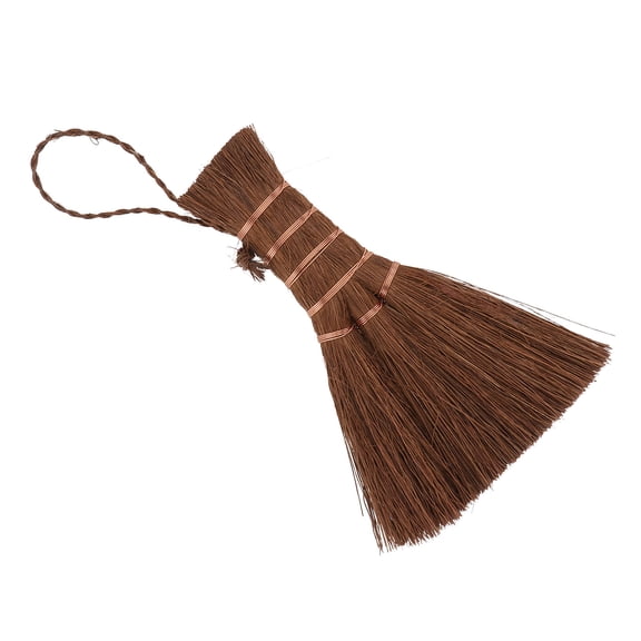ETHZZLE Ceremony Brown Palm Broom Natural Material Cleaning Tool for Home and Outdoor