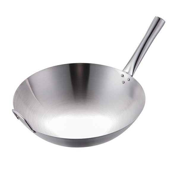 ETHZZLE Stainless Steel Cooking Pot with Handle, Plated Home Kitchen Cookware, 1 Piece Practical Design