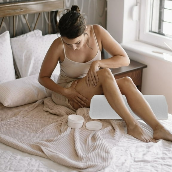 ETHZZLE Memory Leg Pillow Multipurpose Comfortable Headrest for Home Use White Memory Foam