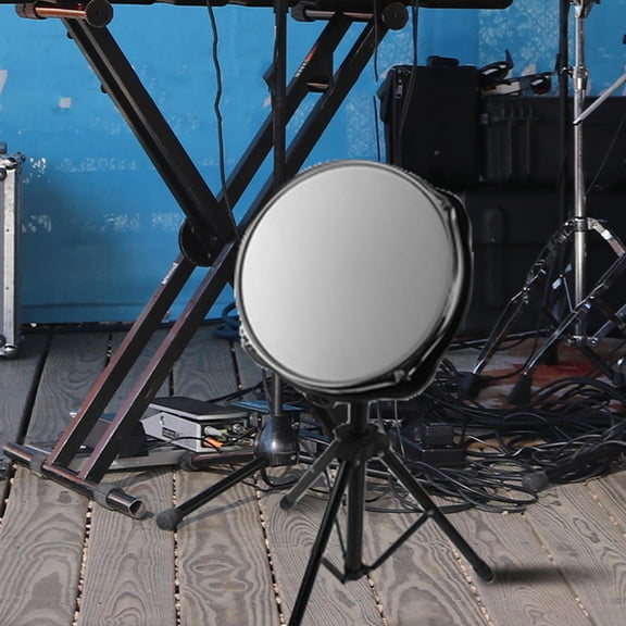 ETHZZLE 1Pc White Dumb Drum Mute Cushion for Practice Flexible Durable Percussion Accessory
