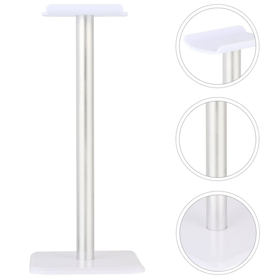 ETHZZLE 1Pc White Gaming Headset Stand Simple Stylish Reinforced ABS Material Holder