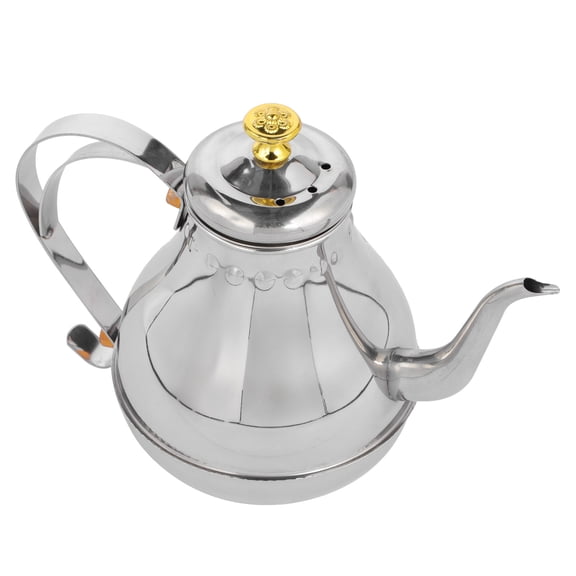 ETHZZLE Stainless Steel Kettle Silver Home Use Efficient Water Boiling 1Pc