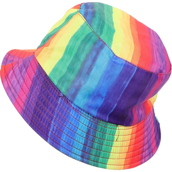 ETHZZLE Pride Cap Bucket Hat Multi Polyester 1Pcs Cosplay Accessory for Party Performance