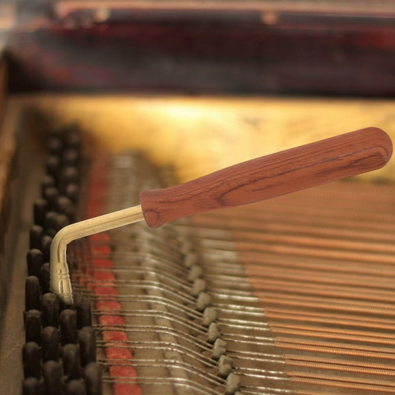 ETHZZLE 1Pcs Professional Piano Tuning Spanner Dulcimer Tuning Key L-Shaped Gold Assorted Color 7.5X2.2X1.0In