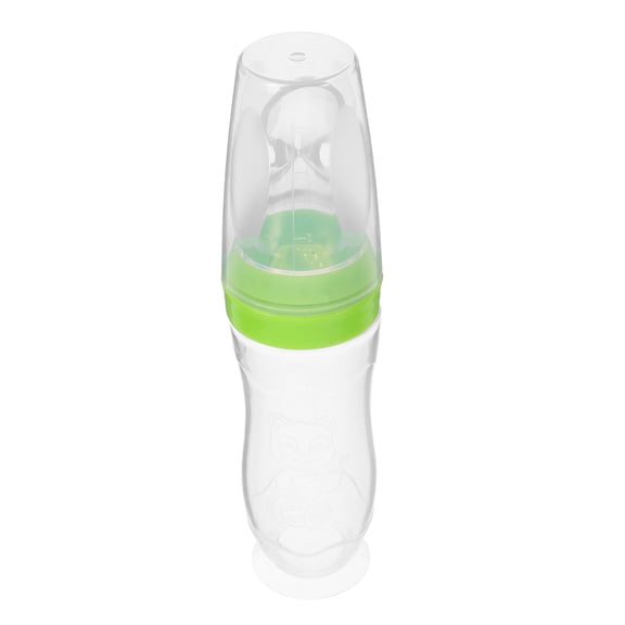 ETHZZLE 1 Piece Round Feeding Bottle for Babies and Mothers Mealtime Use