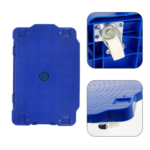 ETHZZLE 1Pcs Small Plastic Cart with Wheels for General Users 1Pcs