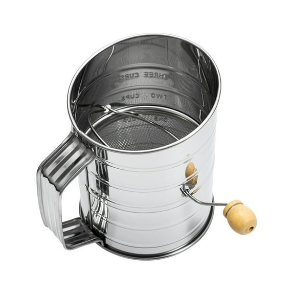 ETHZZLE 1Pcs Stainless Steel Flour Sifter Sieve Filter for Baking Kitchen Tool Assorted Color