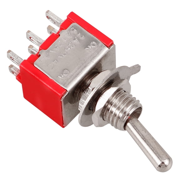 ETHZZLE 1Pcs Toggle Switch Shape for Automotive Electronics Plastic Silver-Plated Copper