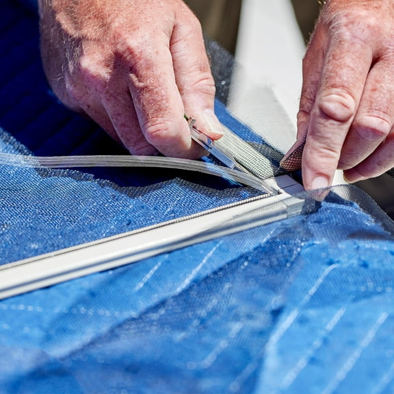 ETHZZLE 1Pcs Transparent Round Thermoplastic Rubber Window Screen Spline for Seal