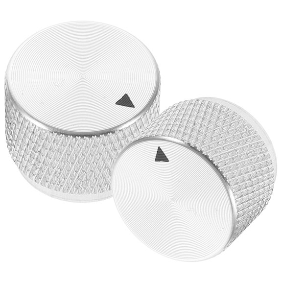 ETHZZLE 1Set Durable Aluminum Volume Knob Replacement for Guitar and Radio Use