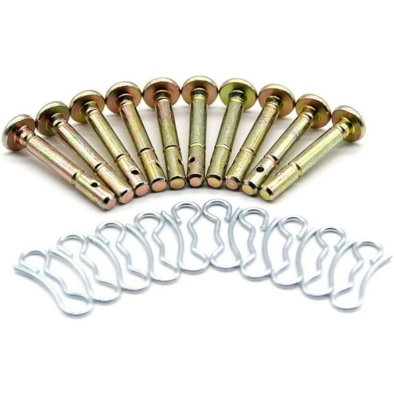 ETHZZLE 1Set Easy Install Shear Pin and Cotter Pin Kit Stainless Steel Snow Blower Parts