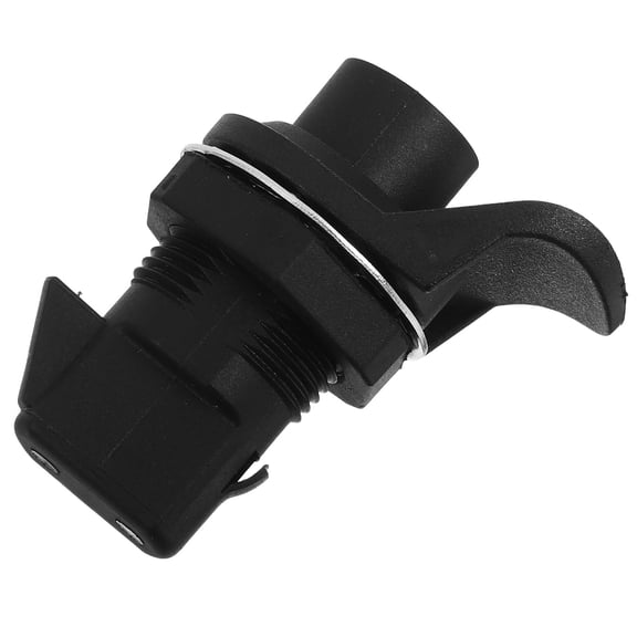 ETHZZLE 1Set Black Door Push Latch Cabinet Lock with Precision Manufacturing for Reliable Distribution Box Use