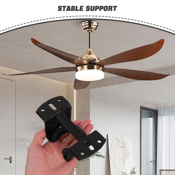 ETHZZLE Ceiling Fan Mounting Bracket, and Stable Support with Universal Fit for Living Room Fans