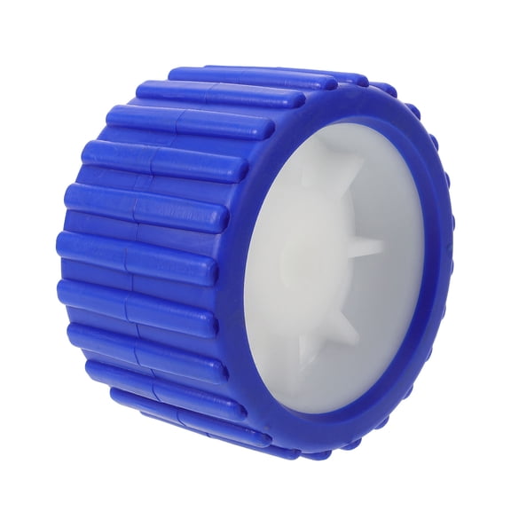 ETHZZLE Blue PVC Boat Trailer Roller Wheel Smooth Rolling Durable Trailer Accessory