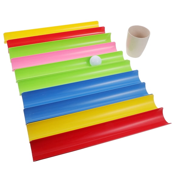 ETHZZLE 1Set Assorted Color U Shaped Groove Relay Game for Outdoor Team Fun and Coordination