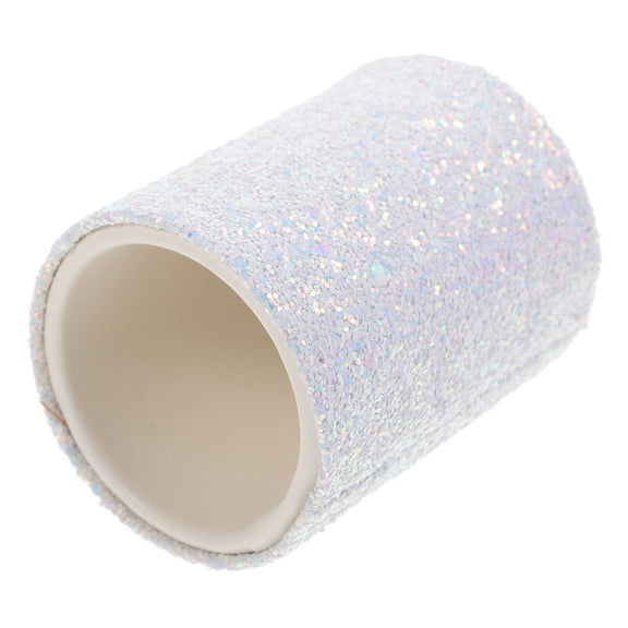 ETHZZLE 1Set Cylindrical White Storage Bucket for Makeup Brushes Organizer Vanity Storage Home Office