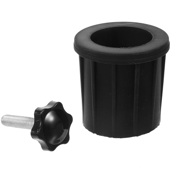 ETHZZLE 1Set Durable Iron Rubber Replacement Caps for Patio Umbrella Stand Base
