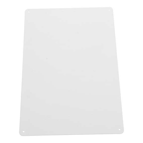 ETHZZLE 1Set Iron Blank Metal Sign For Diy Craft Sublimation Heat Transfer 11.79X7.86In