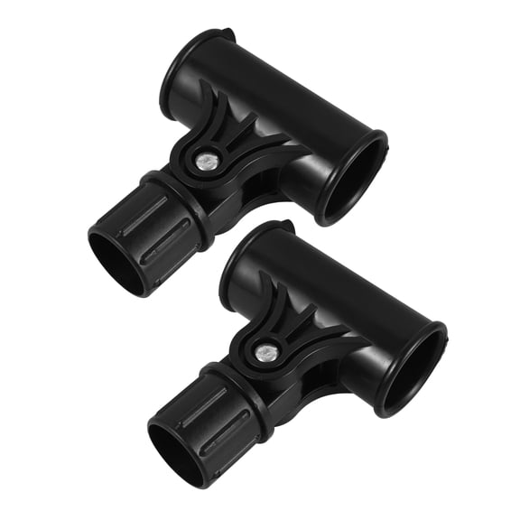 ETHZZLE 1Set Outdoor Patio Umbrella Mounting Bracket with Flexible Rotation and Stylish Matte Black Coating
