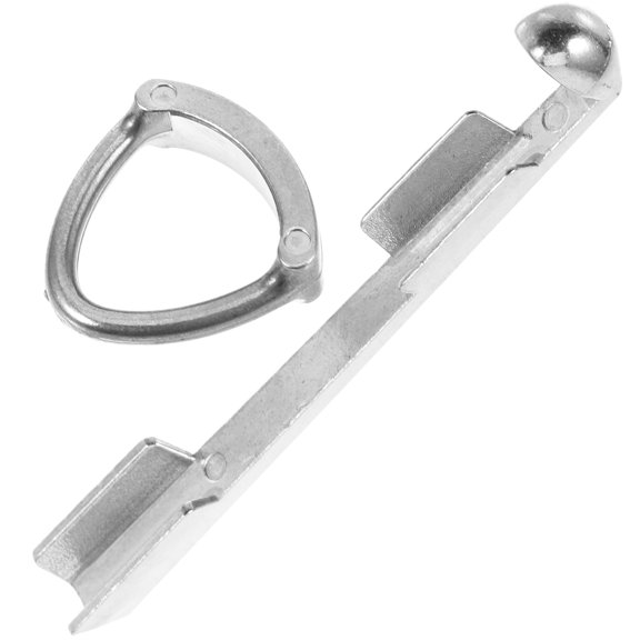 ETHZZLE Plated Silver Aluminum Cue Tip Clamp Durable Repair Accessory for Motorbike
