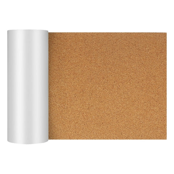 ETHZZLE Beige Self Adhesive Cork Drawer Liner Roll for Kitchen Cabinet Shelf and Bathroom