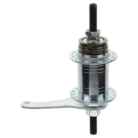 ETHZZLE 1Set Silver Iron Bike Rear Hub Brake for Mountain Bikers Cycling Brake Set 6.3x4.7x2.4in